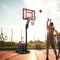 Portable Adjustable Basketball Hoop 5-10 ft PE PET Backboard Outdoor